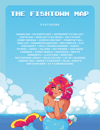 COMMISSION MADE FOR "FISHTOWN" PROJECT.